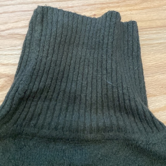 WILLIAM RAST Alpaca blend Cowl Neck Sweater Womens M knit dark green oversized - Picture 4 of 10